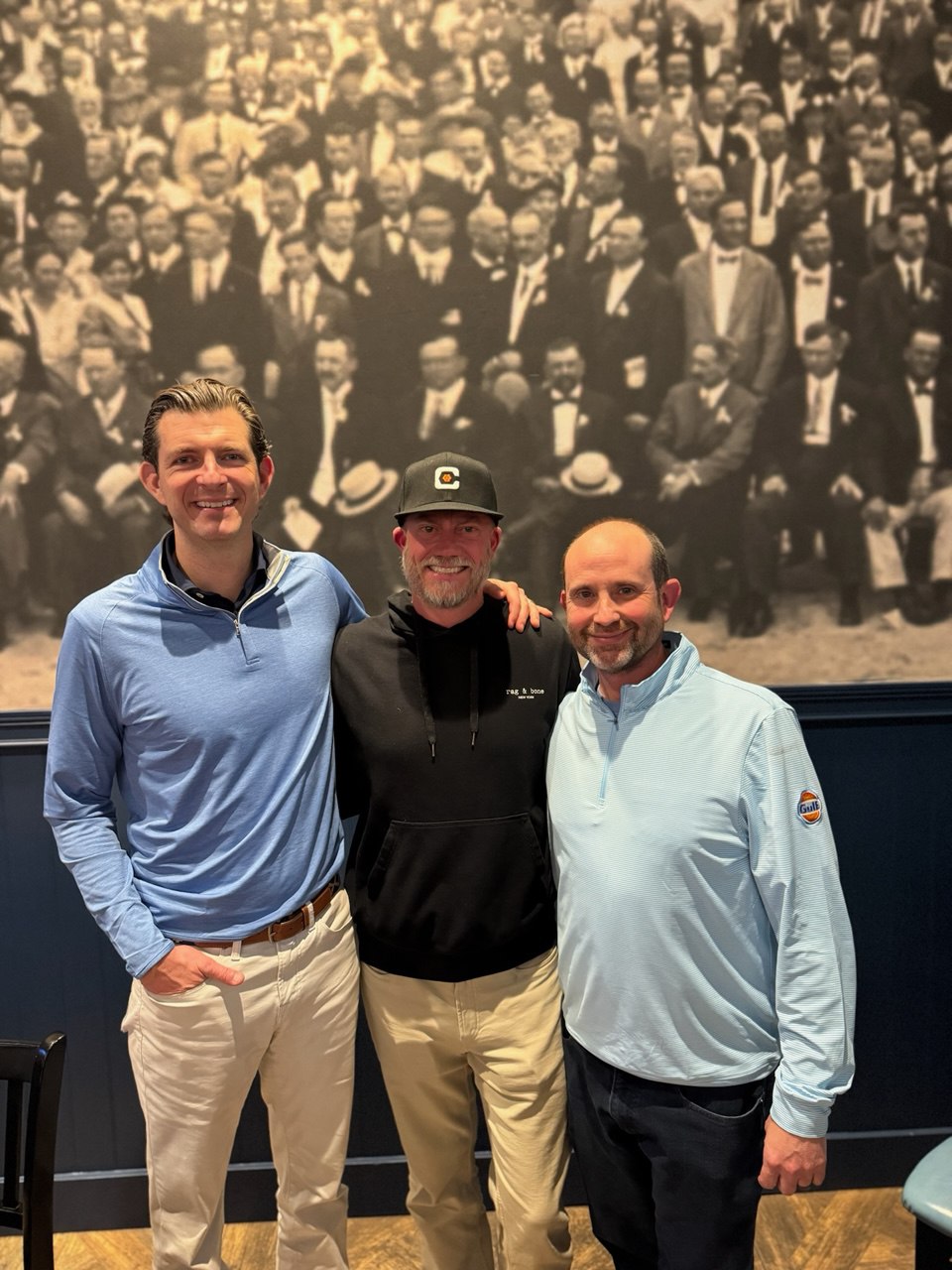 Charlie Sternburg, Matt, and AJ Siccardi — brothers who showed up after ten years